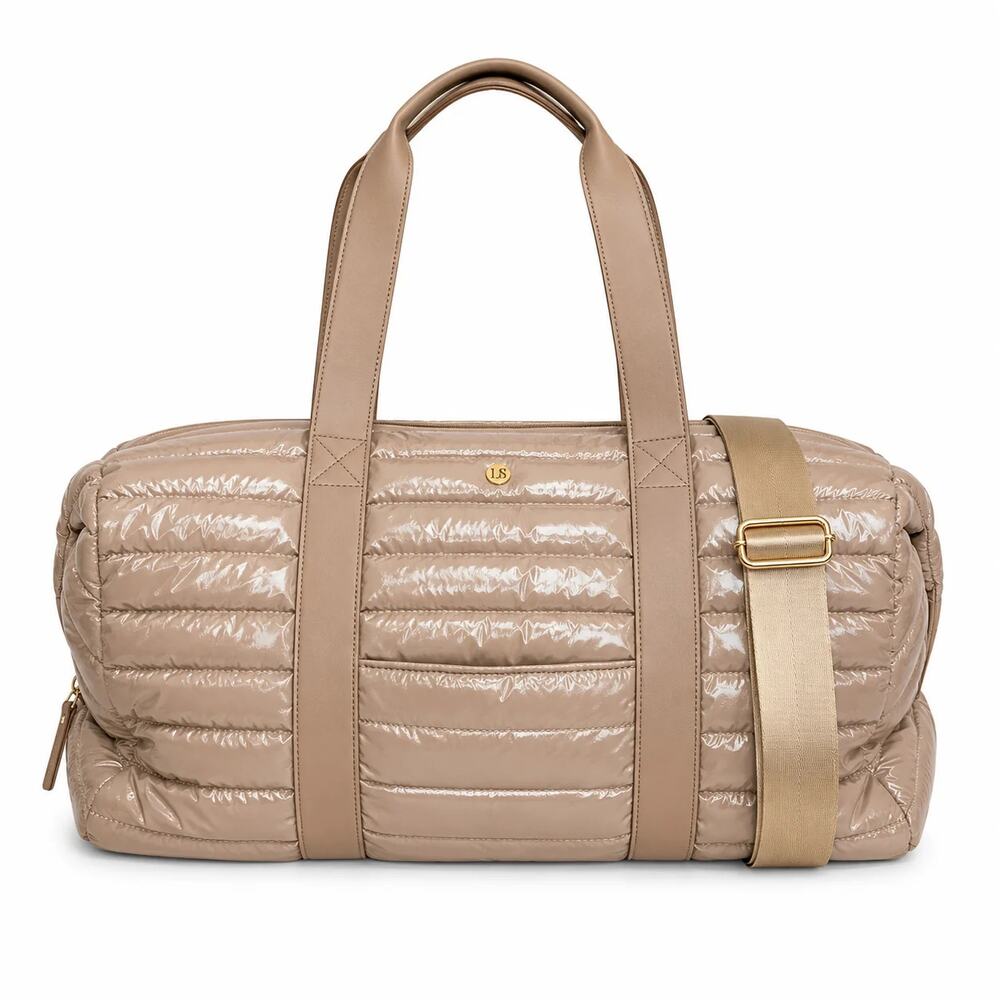 Puffer Weekender Duffle Bag – Fawn
